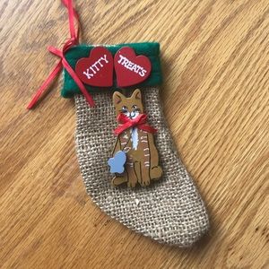 Kitty Christmas ornament